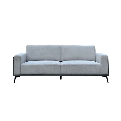 فيستا - أريكة قماشية 3 مقاعد - رمادي دافئ/رمادي داكن